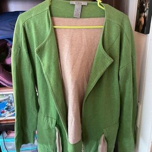 Soft green track jacket